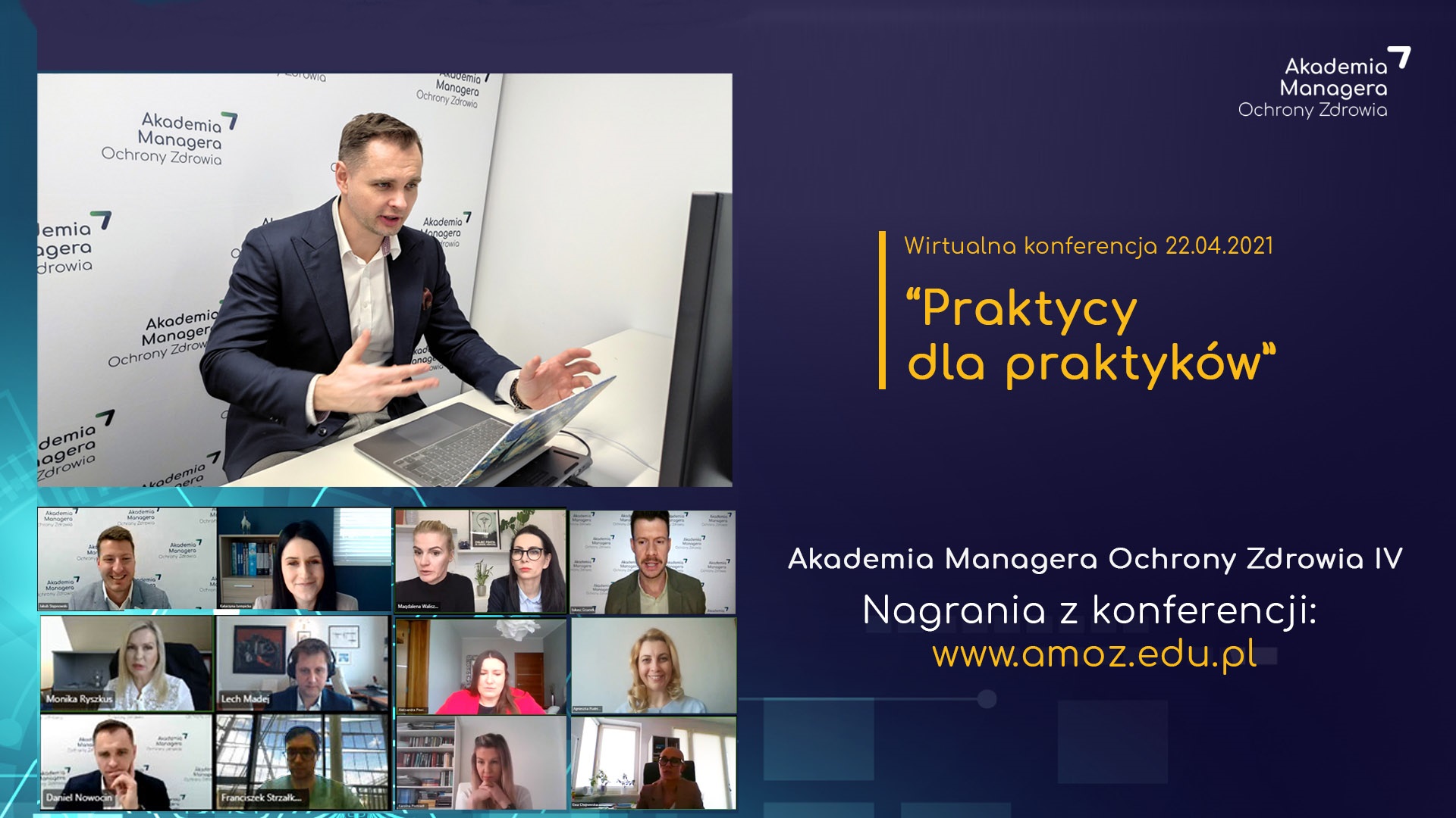 Wirtualna konferencja dla managerów placówek medycznych za nami | ONLINE | 22.04.2021