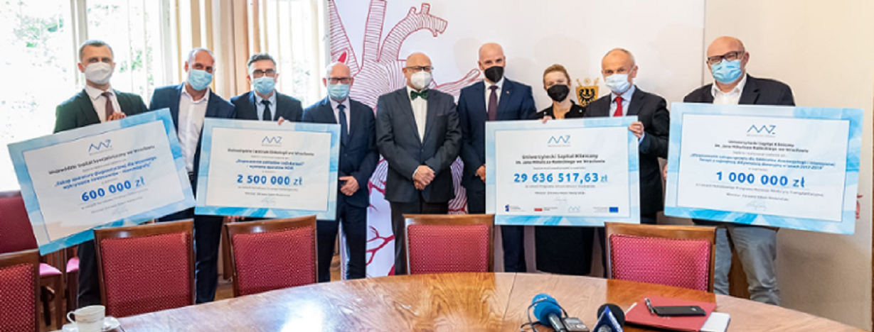 Trzy dolnośląskie szpitale z dotacjami na modernizację