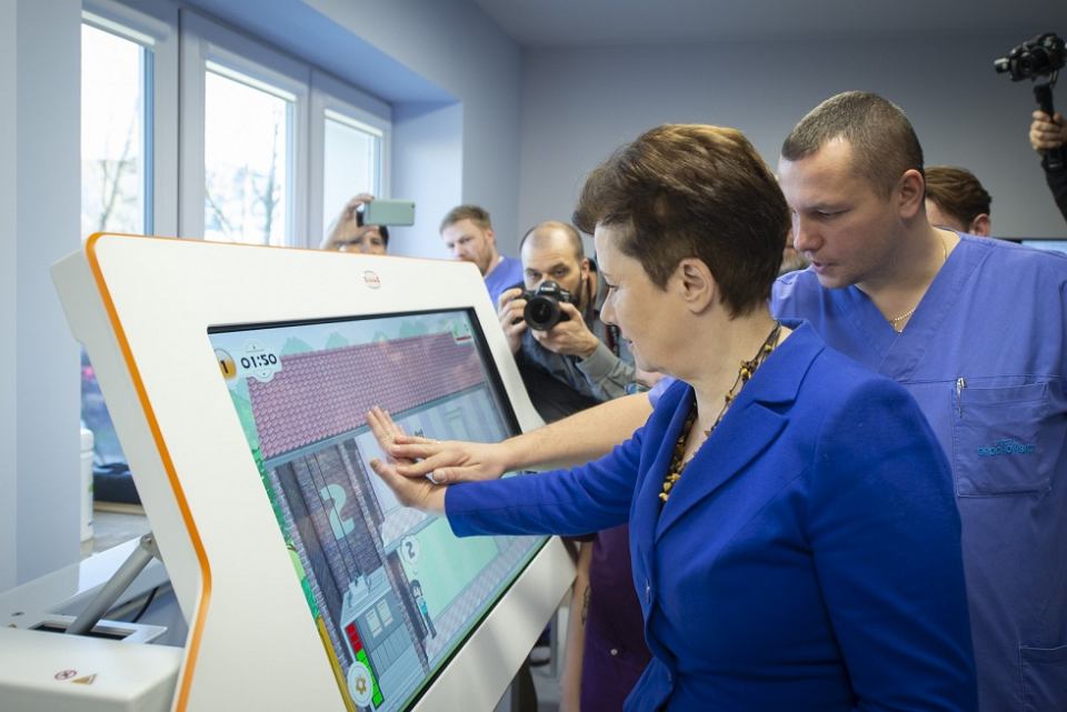 Zmodernizowany pawilon w Szpitalu Grochowskim