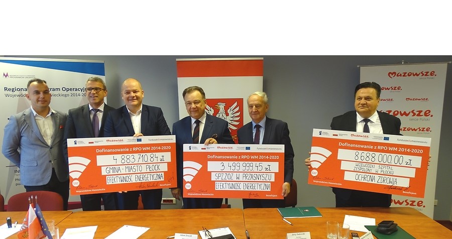 Ponad 17 mln zł na inwestycje w Płocku i Przasnyszu